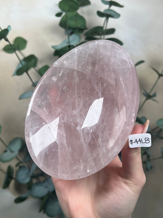 Rose Quartz Bowls (44LB, 48KP)