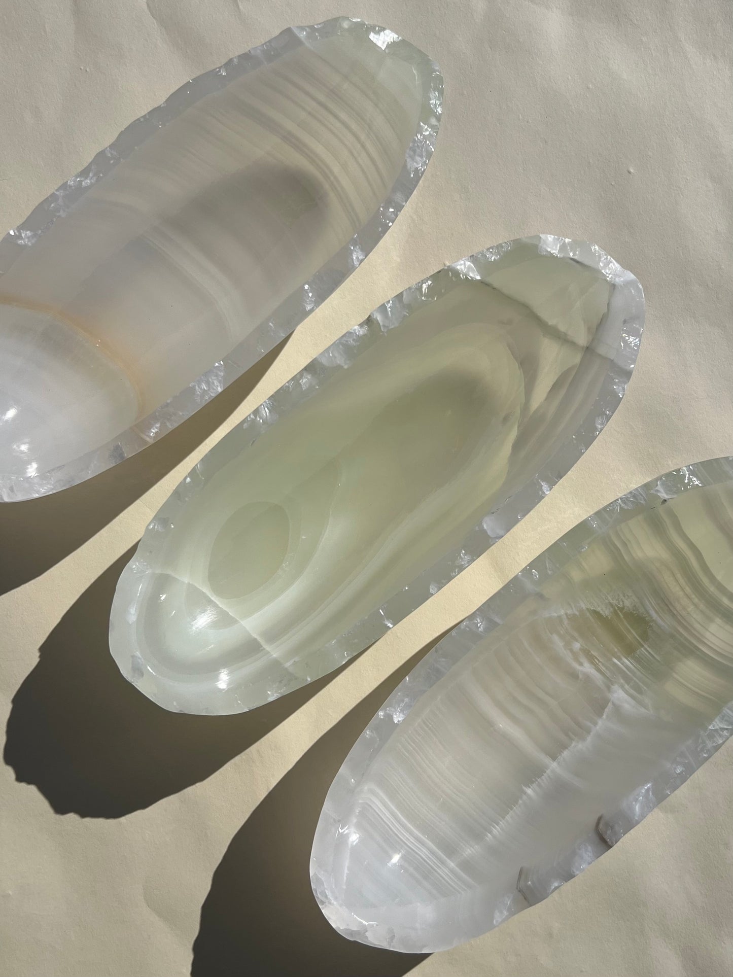 Calcite Canoe Bowls (3 options)