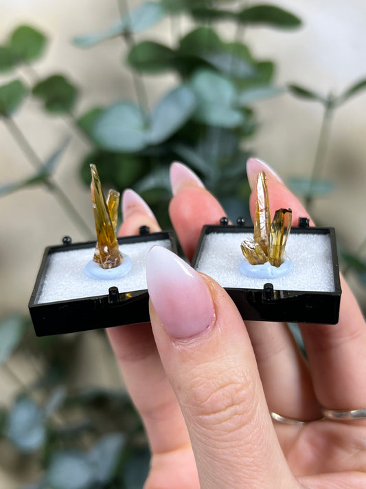 Amber Calcite Perky Box