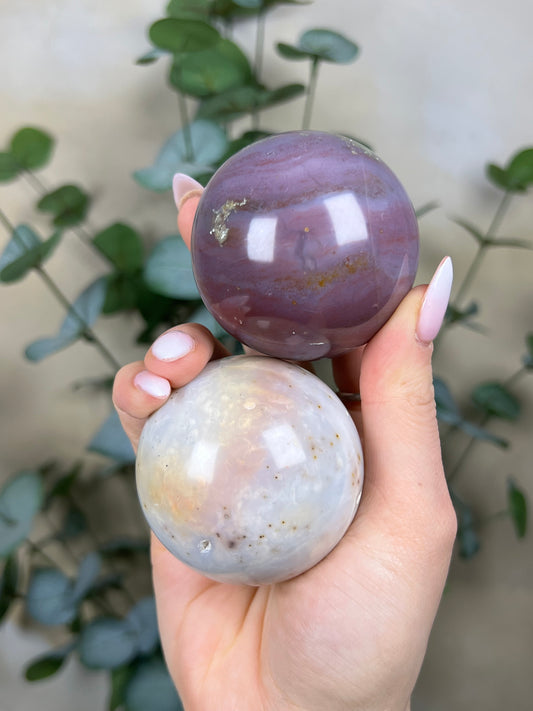 Sea Jasper Spheres (29FH, 31FA)