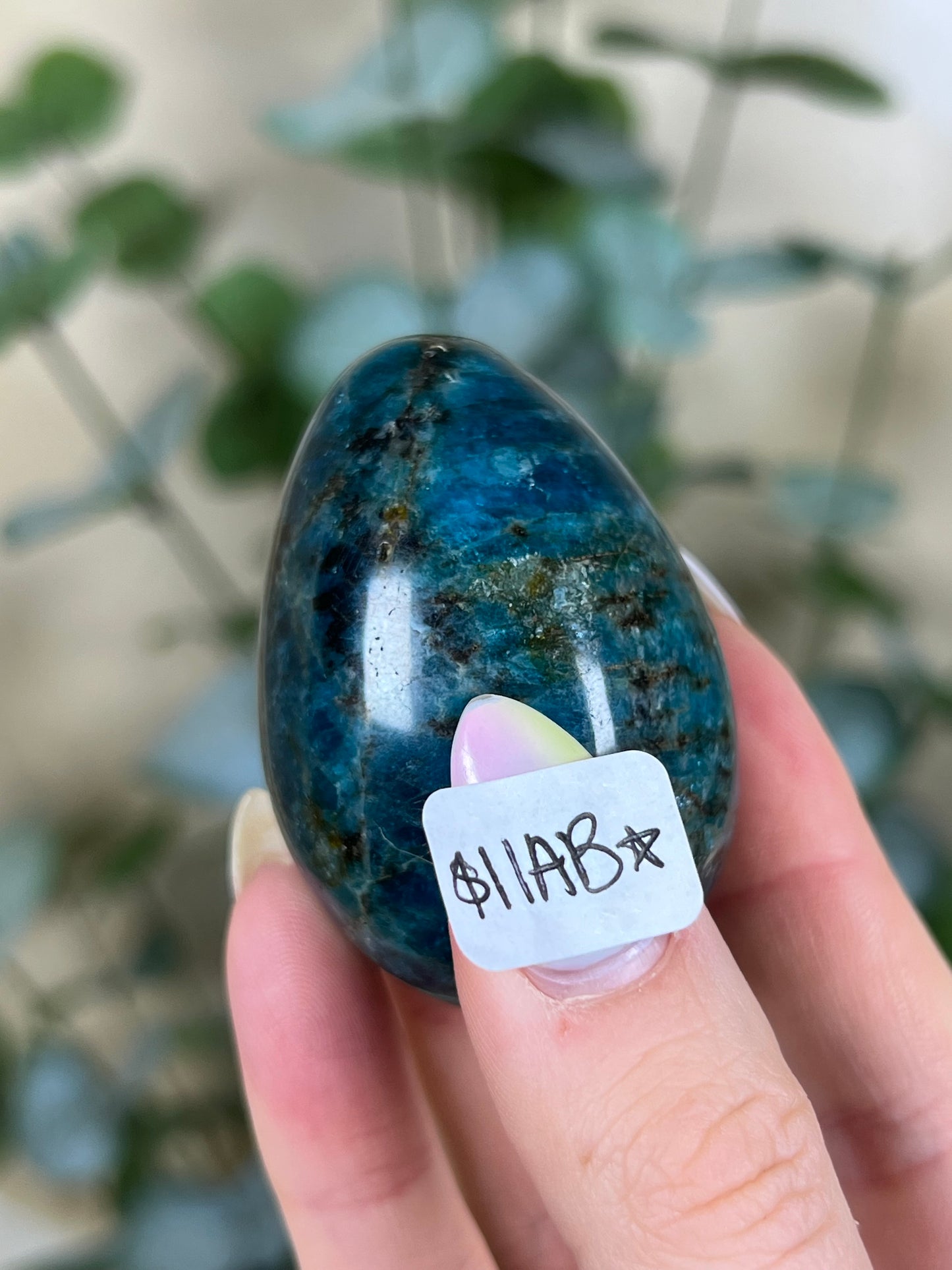 Blue Apatite Eggs (11AB, 12AC)