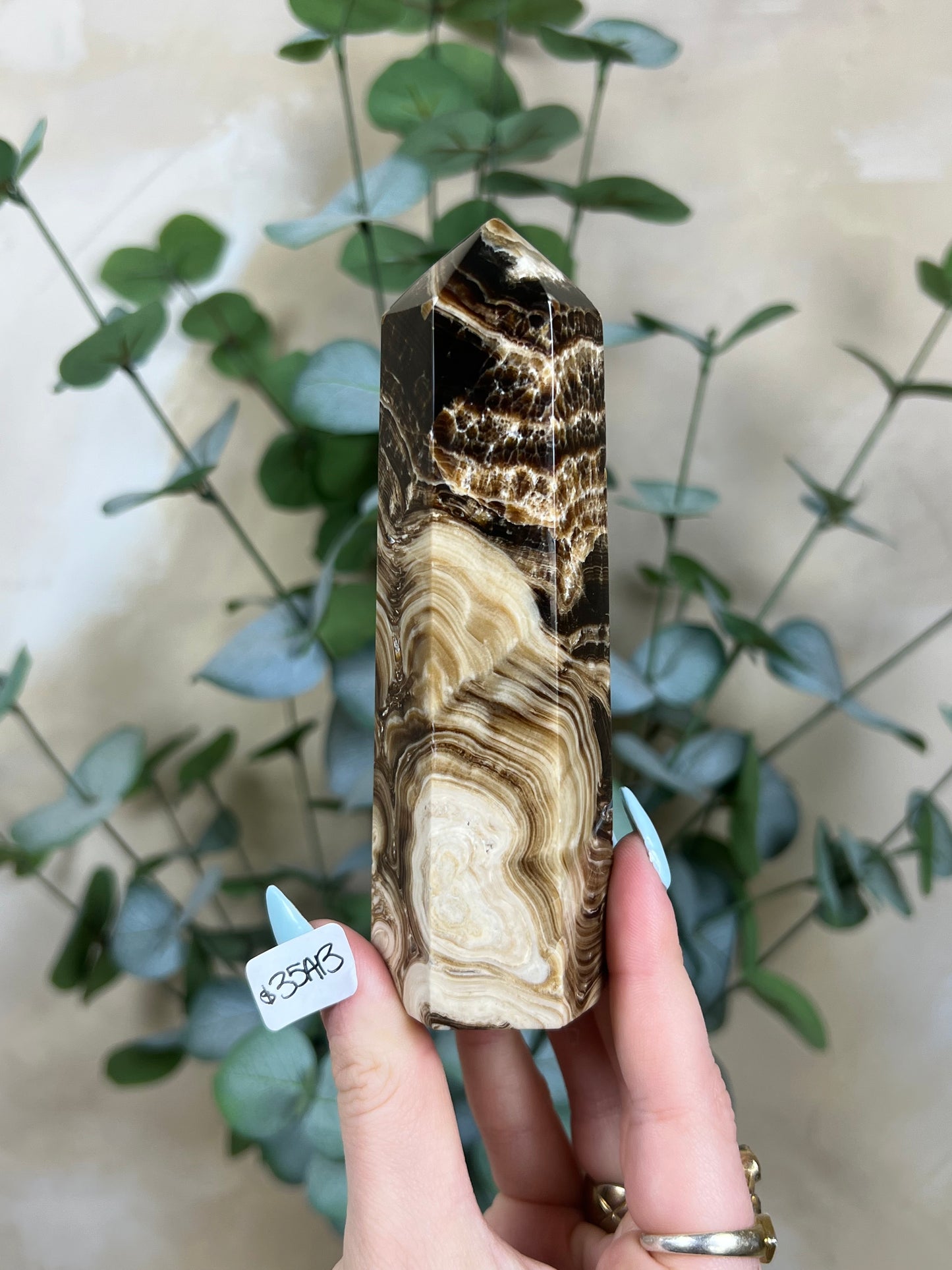 Chocolate Calcite Towers (3 options)