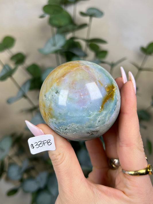 Sea Jasper Spheres (33FB, 33FC)
