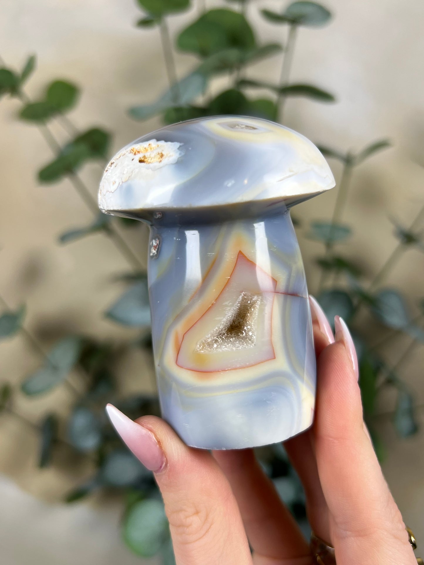 Agate Mushroom (26FV)