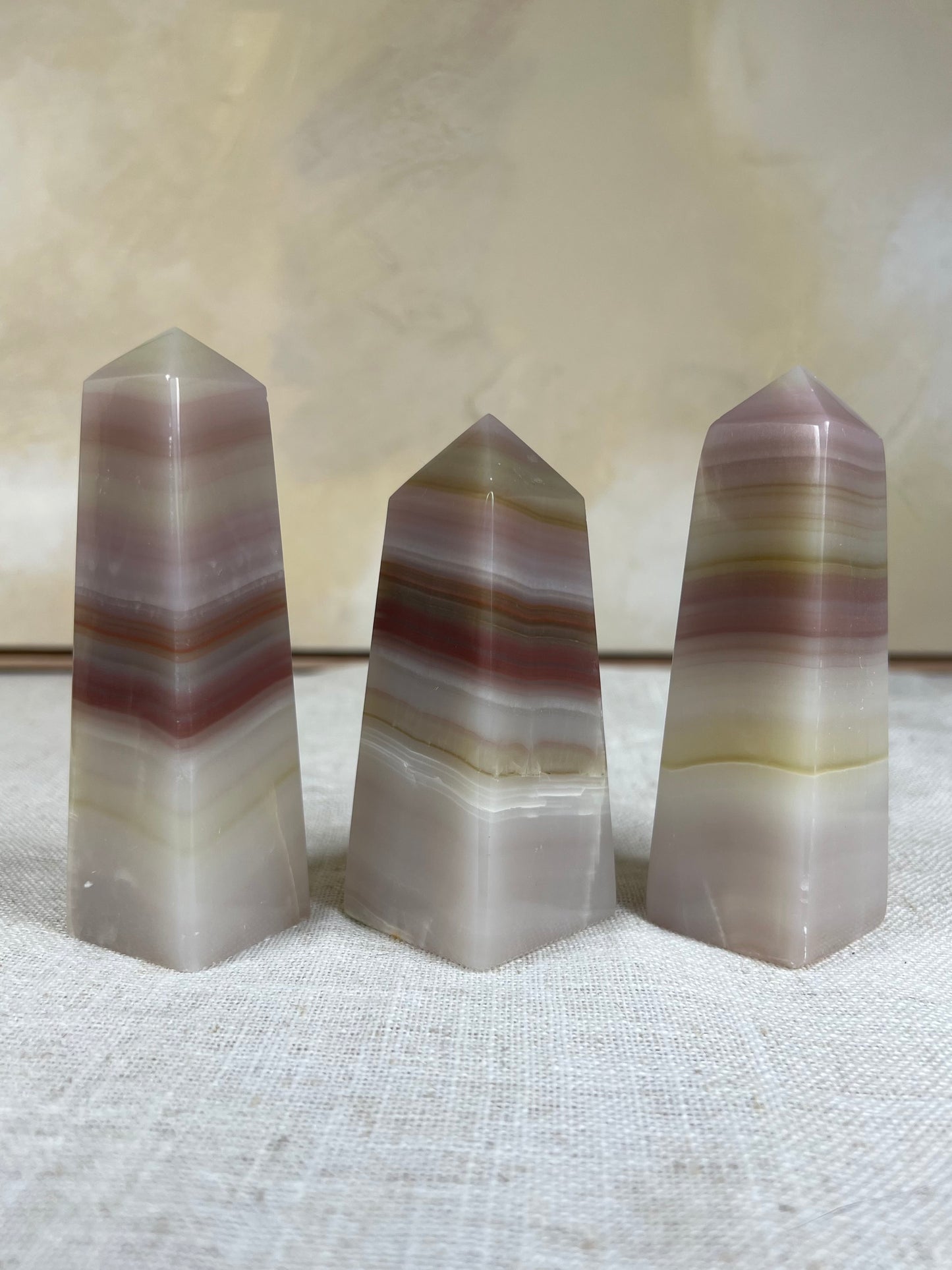 Pink Banded Calcite Towers (32AB-36AC)