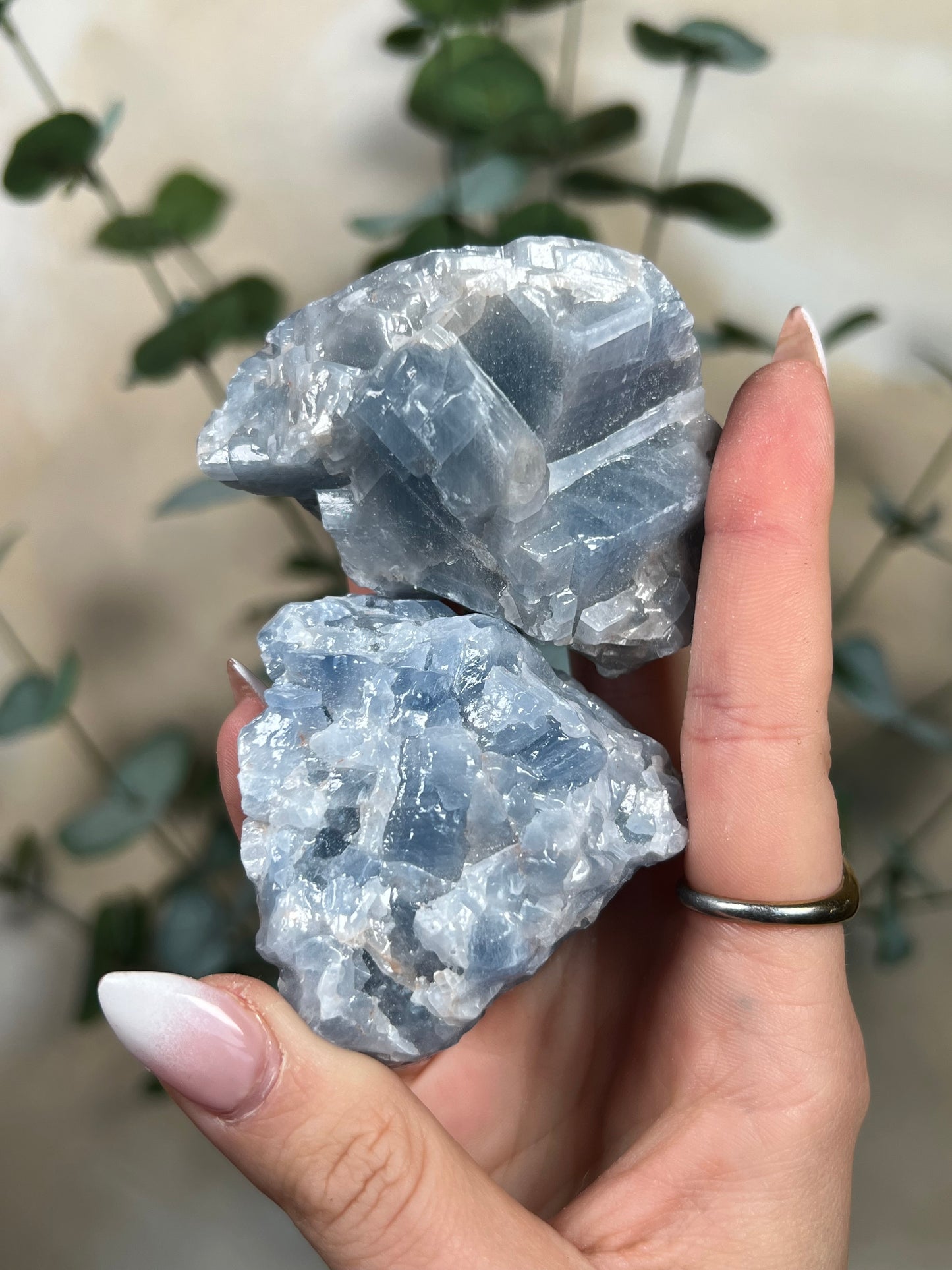 Blue Calcite Chunk