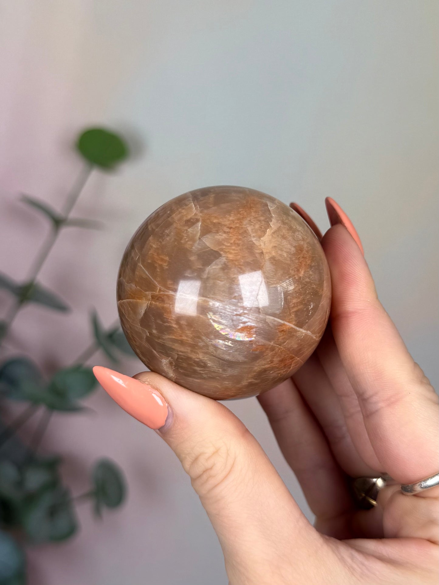 Moonstone Sphere (14BQ)