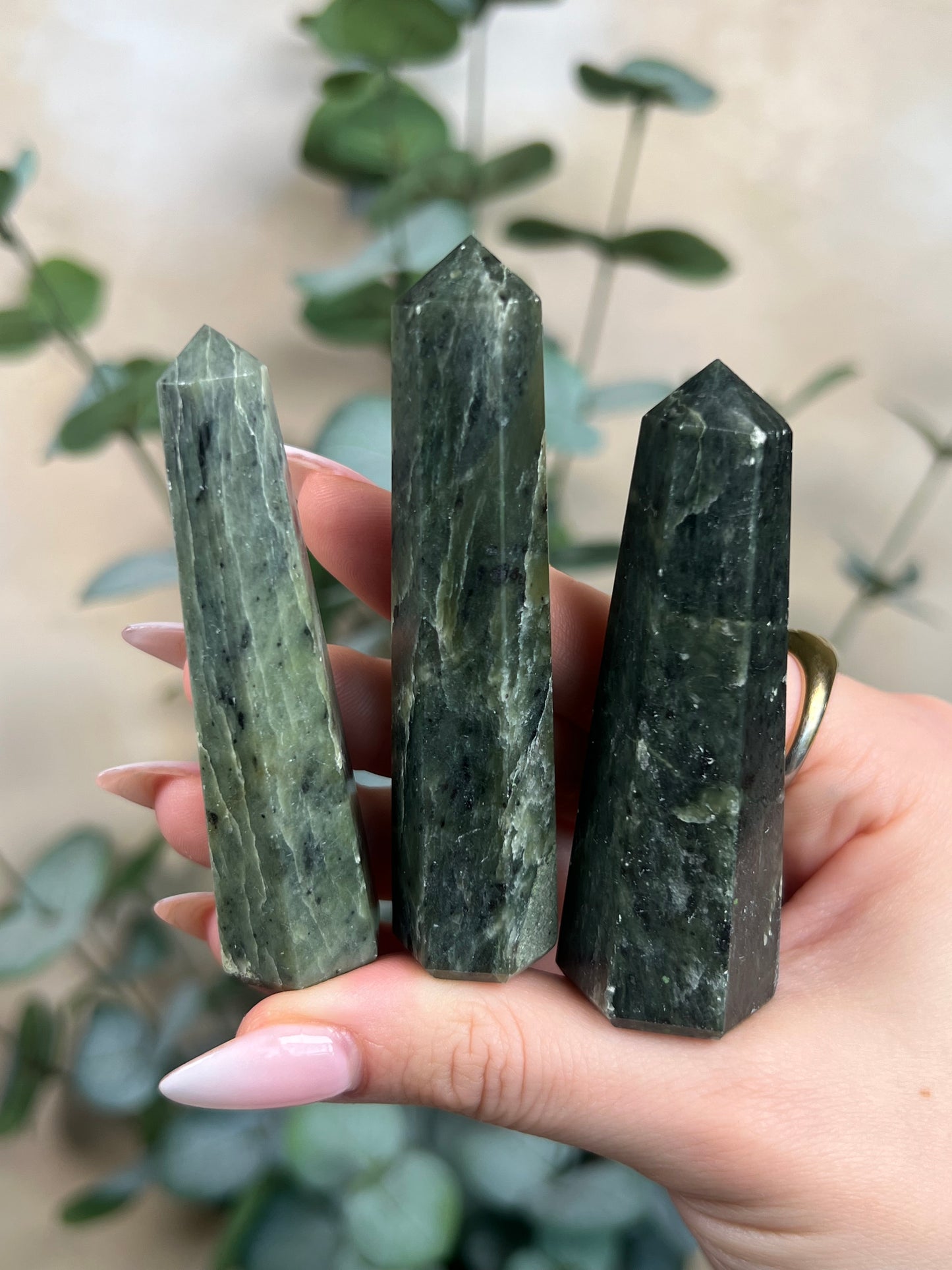 Nephrite Jade Towers, Canada (4 sizes)