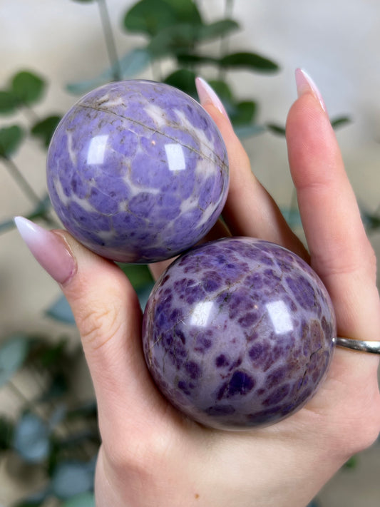Lavender Jade Spheres (63EM, 66EG)