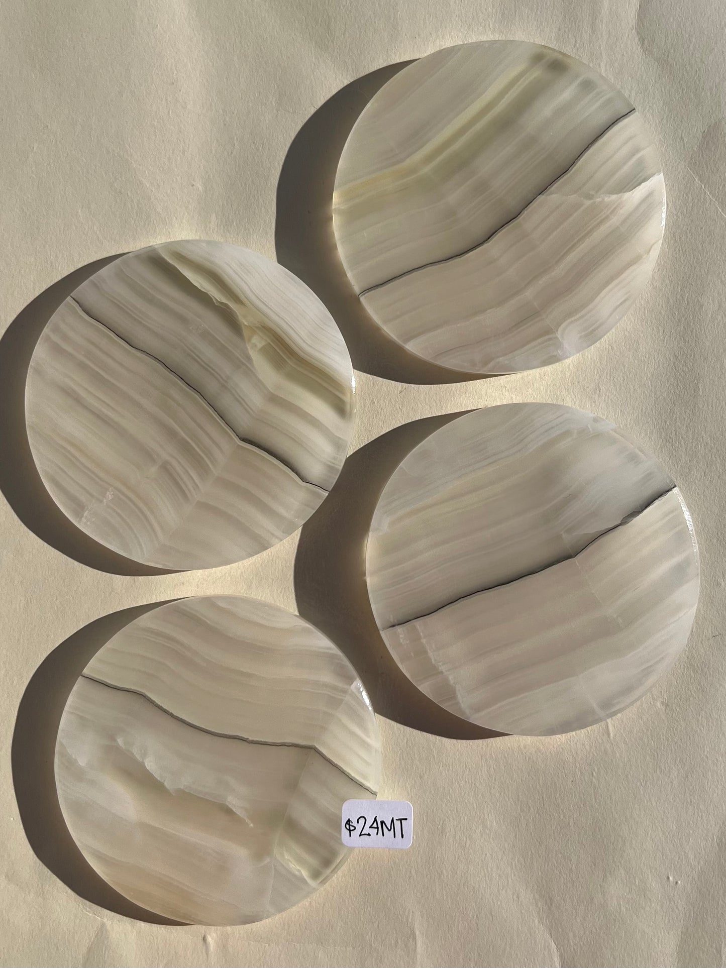 Calcite Coaster Sets (6 options)