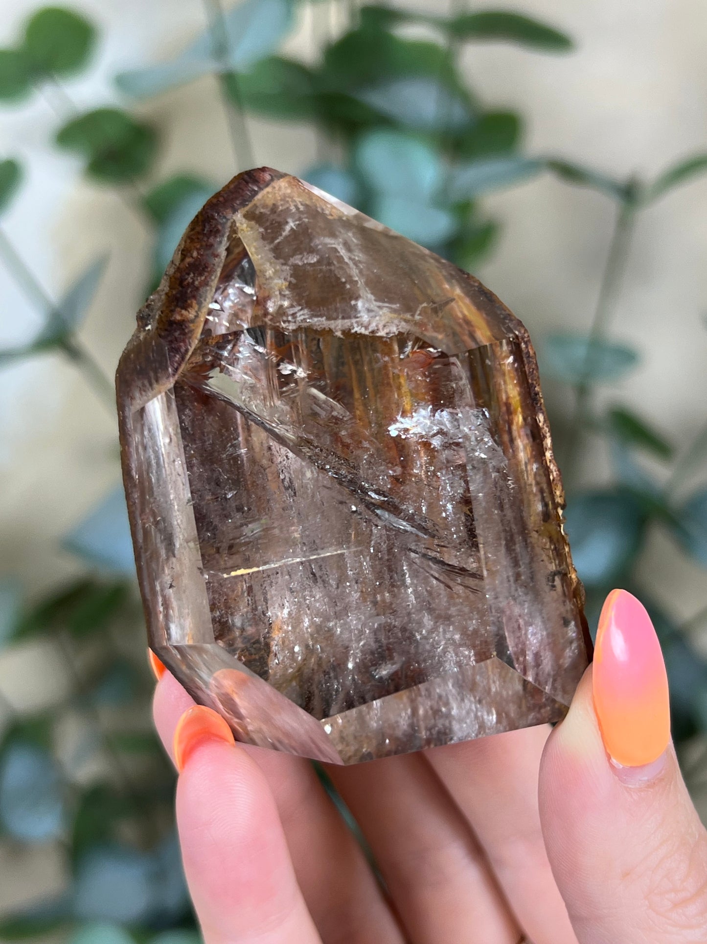 Firey Inclusion Quartz Tower (66AA)