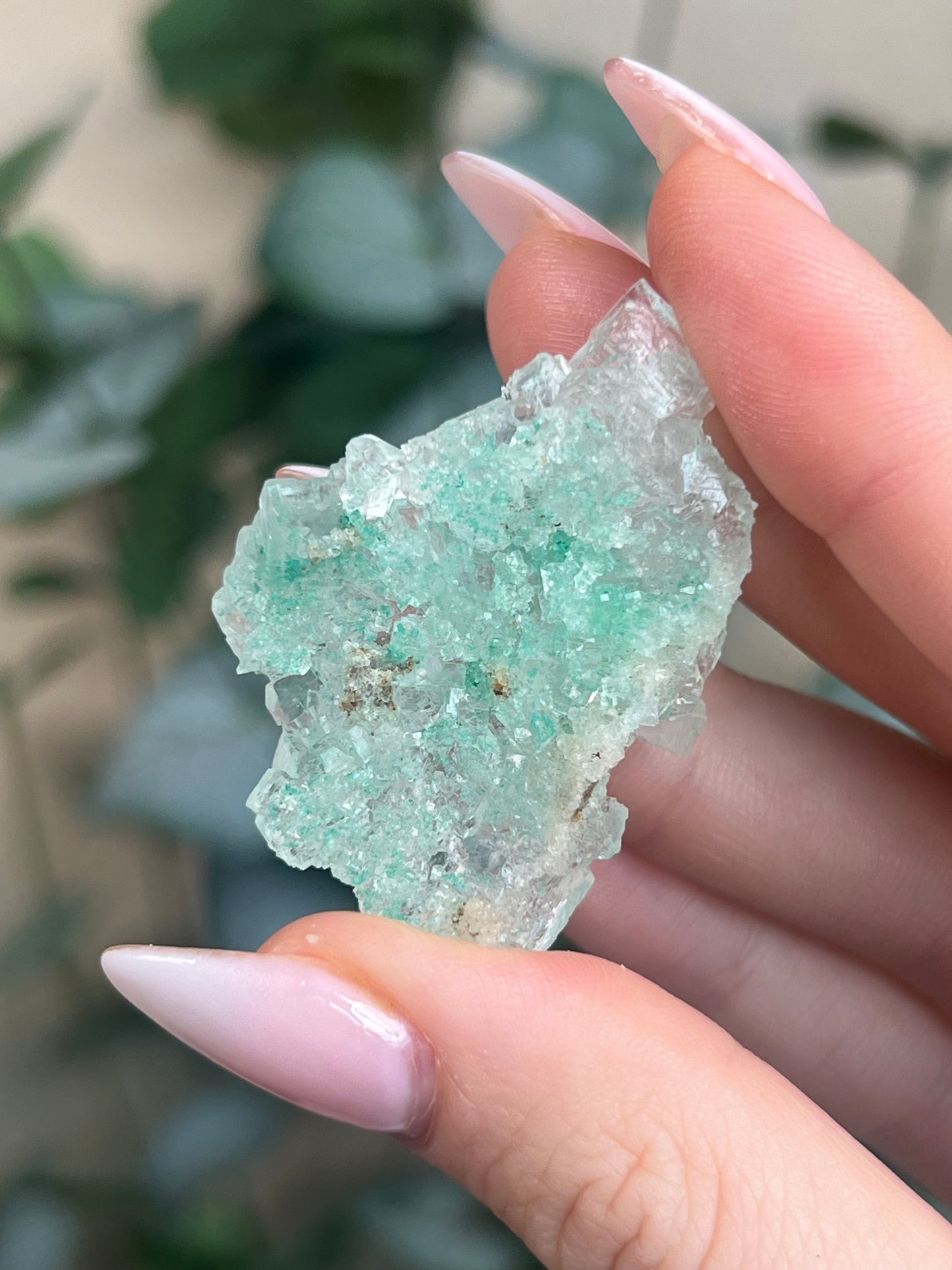 Green Halite with Display Block (65KI)