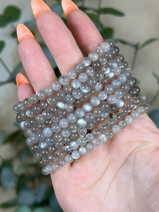 Gray Moonstone Bracelets