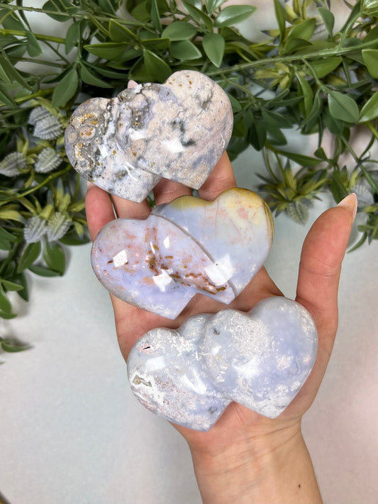 Sea Jasper Double Hearts (14HL, 16GT, 17FX)