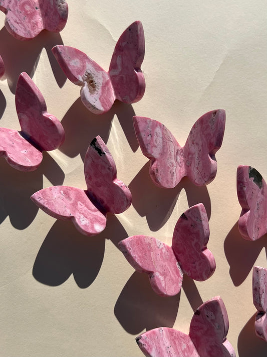 Rhodonite Butterflies