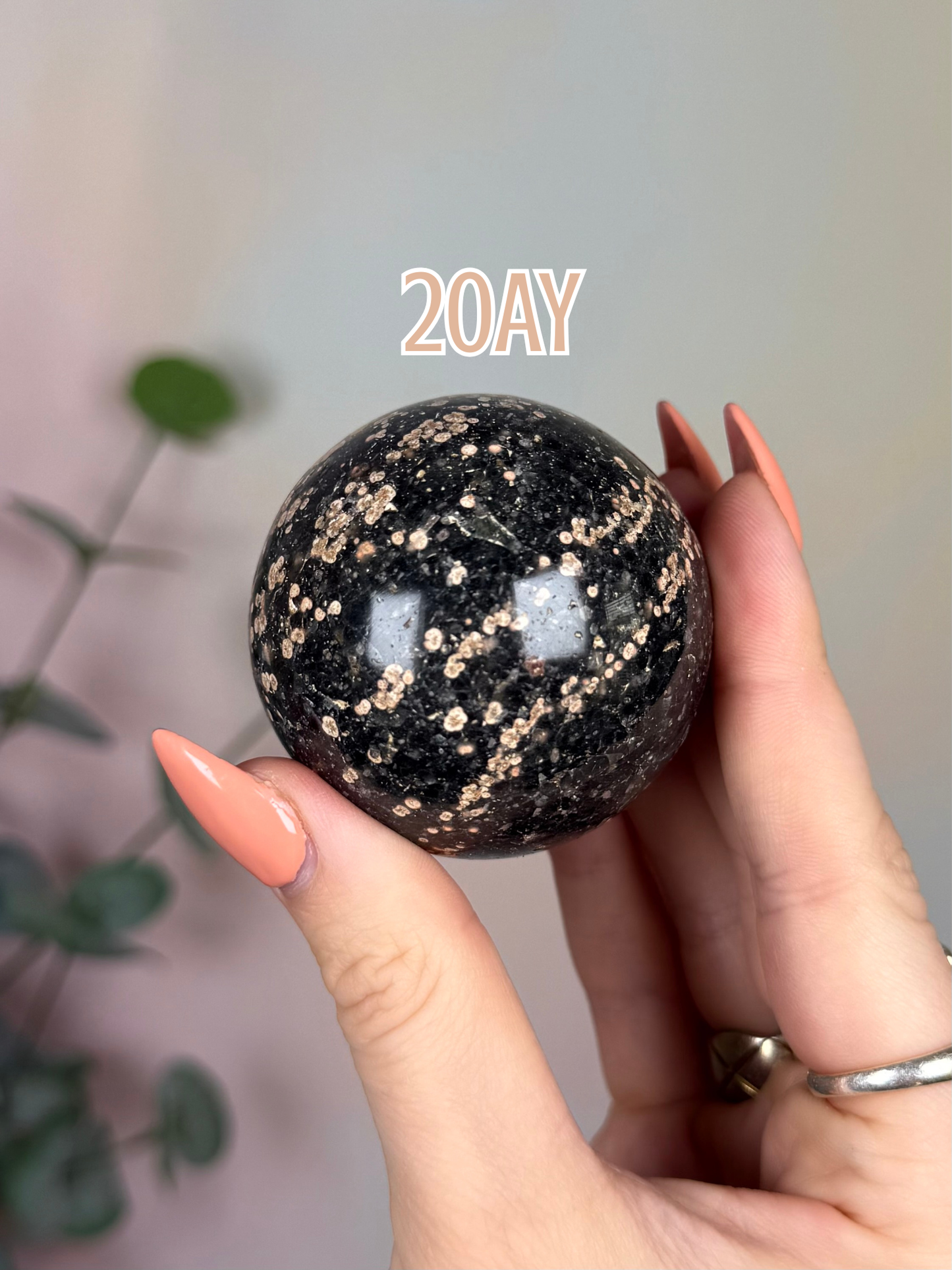 Orbicular Rhyolite Spheres (20AX, 20AY)