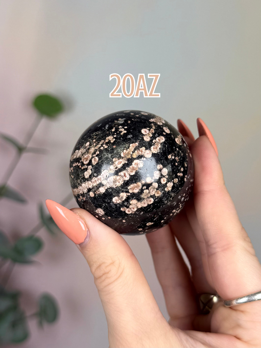 Orbicular Rhyolite Spheres (20AZ, 20BA)