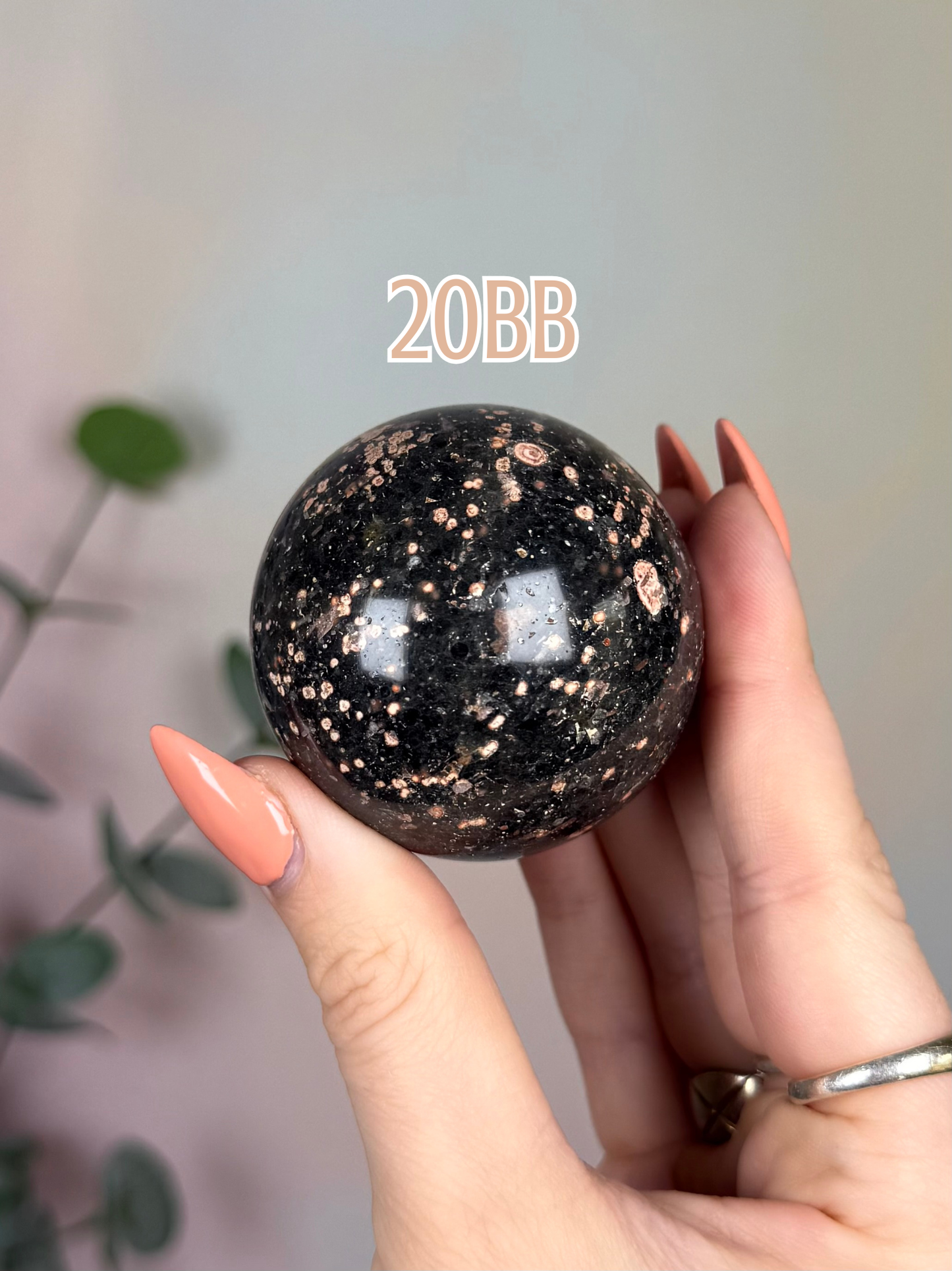 Orbicular Rhyolite Spheres (20BB, 20BC)