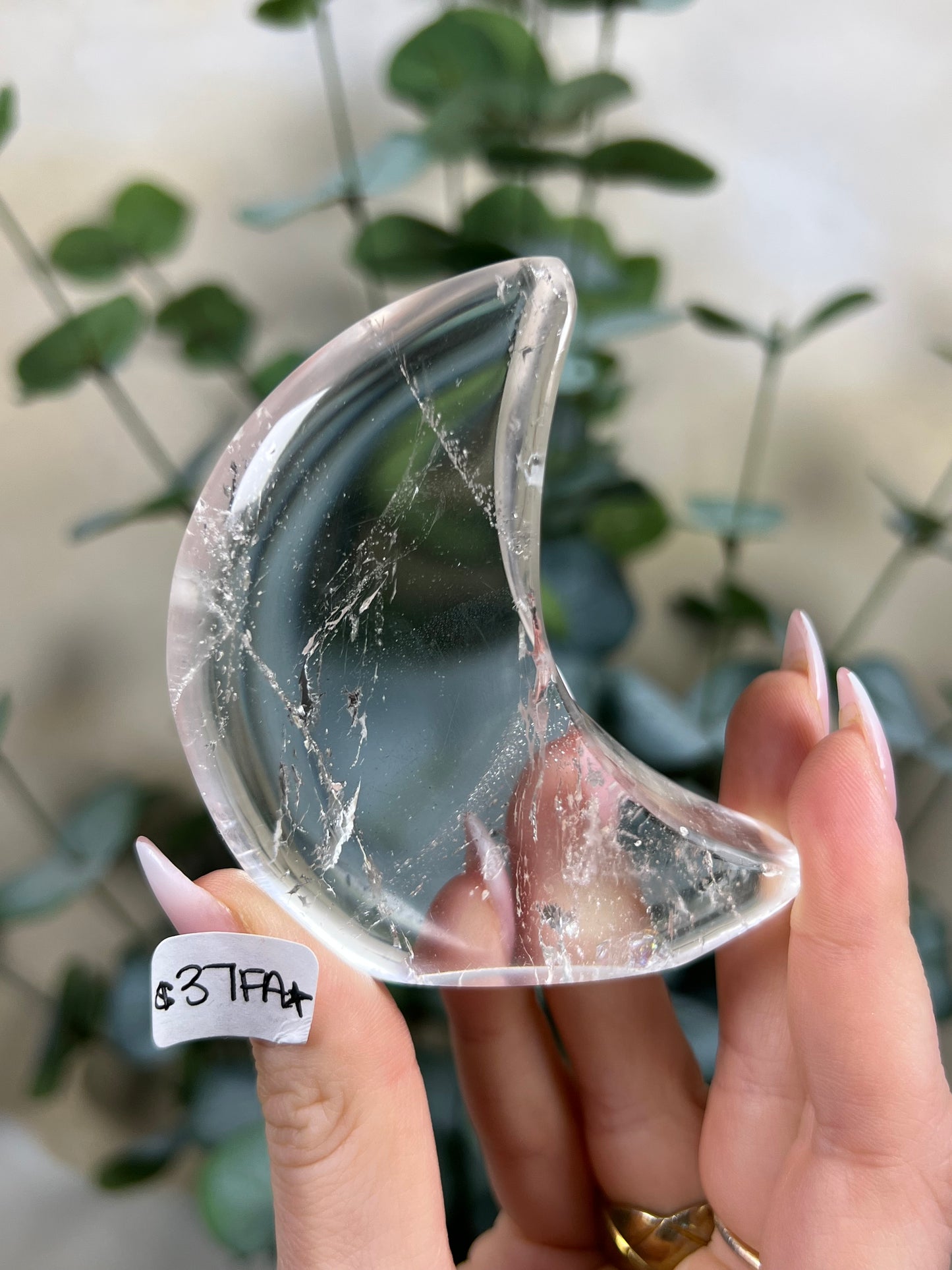 Clear Quartz Standing Moons (37FA, 37FC)