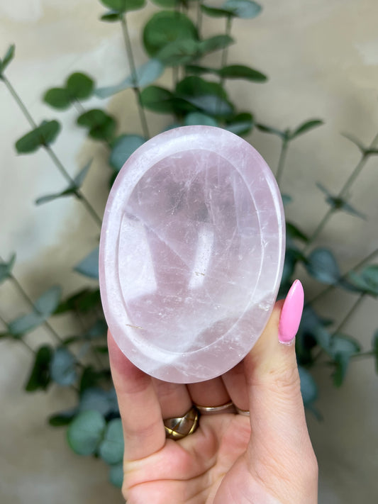 Rose Quartz Dish (23AE)