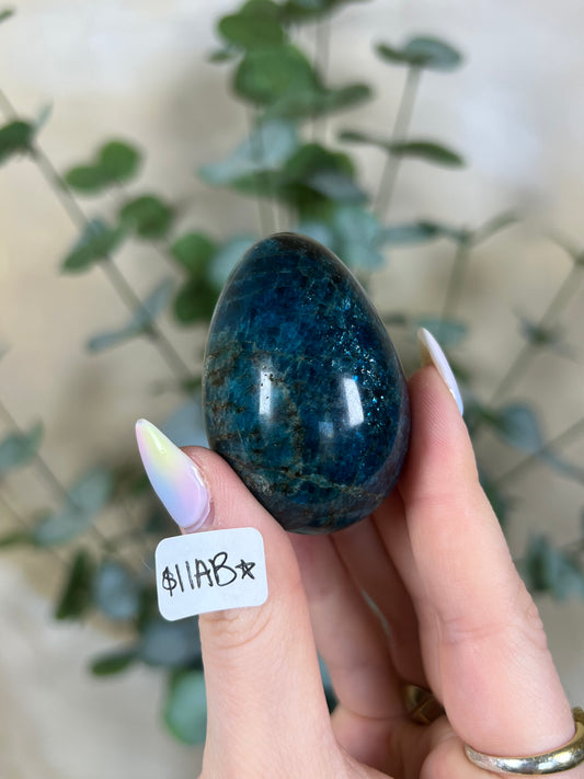 Blue Apatite Eggs (11AB, 12AC)