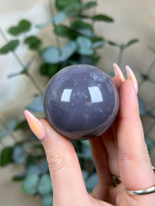 Blue Rose Quartz Sphere (39AE)