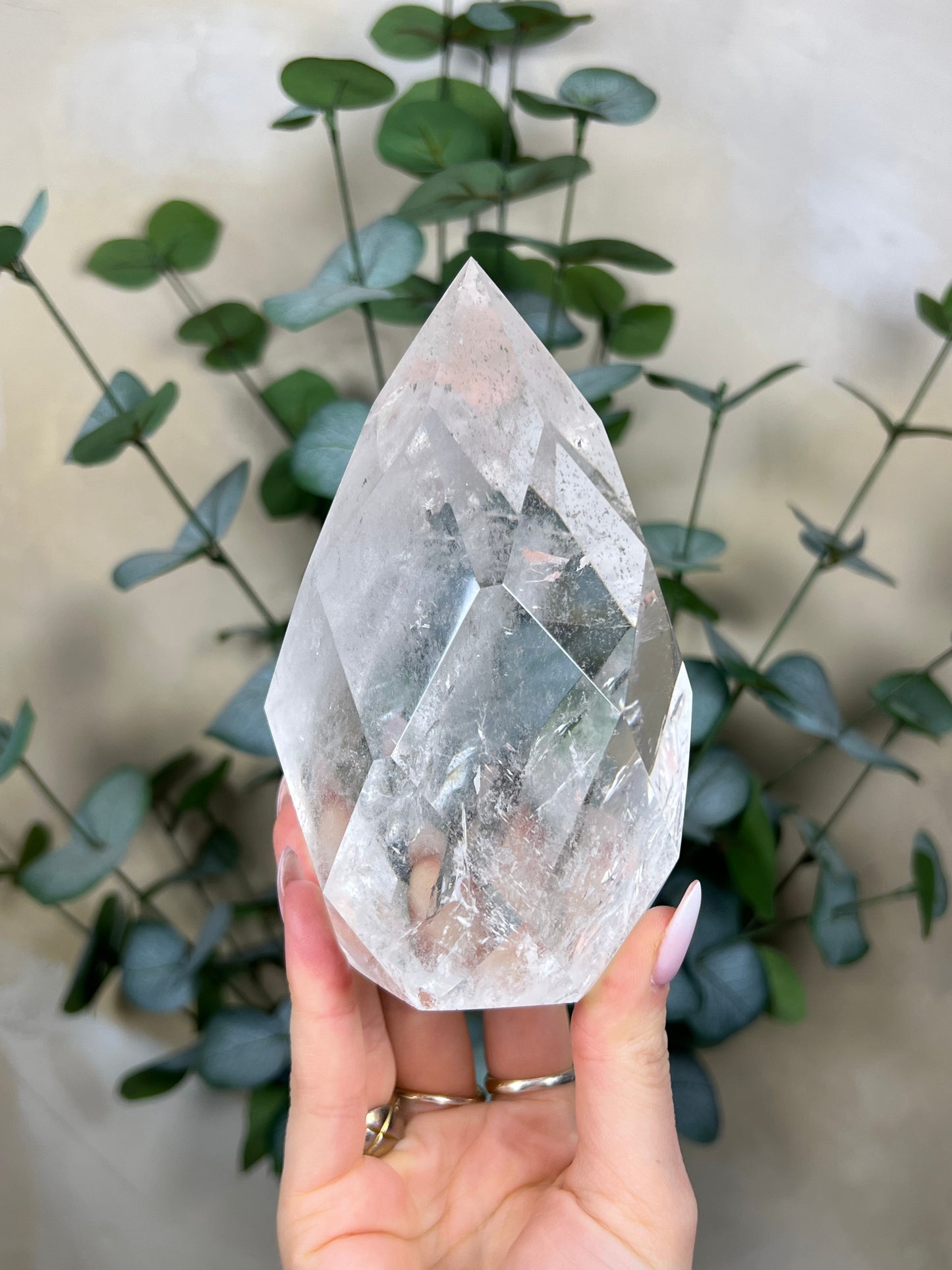 Quartz Faceted Freeform (248KA)