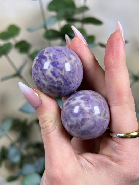 Lavender Jade Mini Spheres