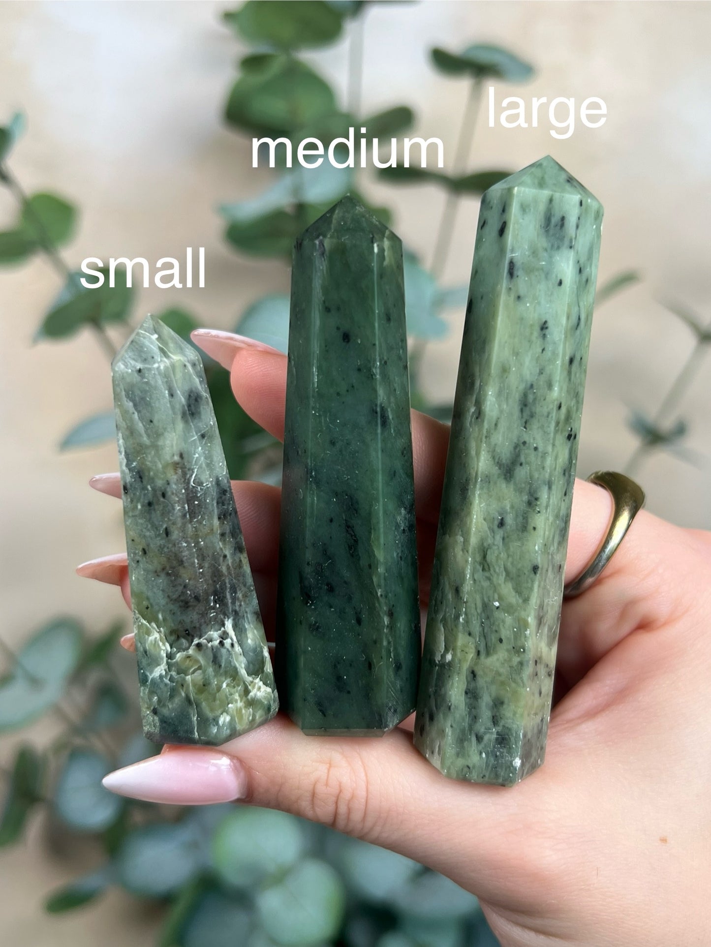 Nephrite Jade Towers, Canada (4 sizes)