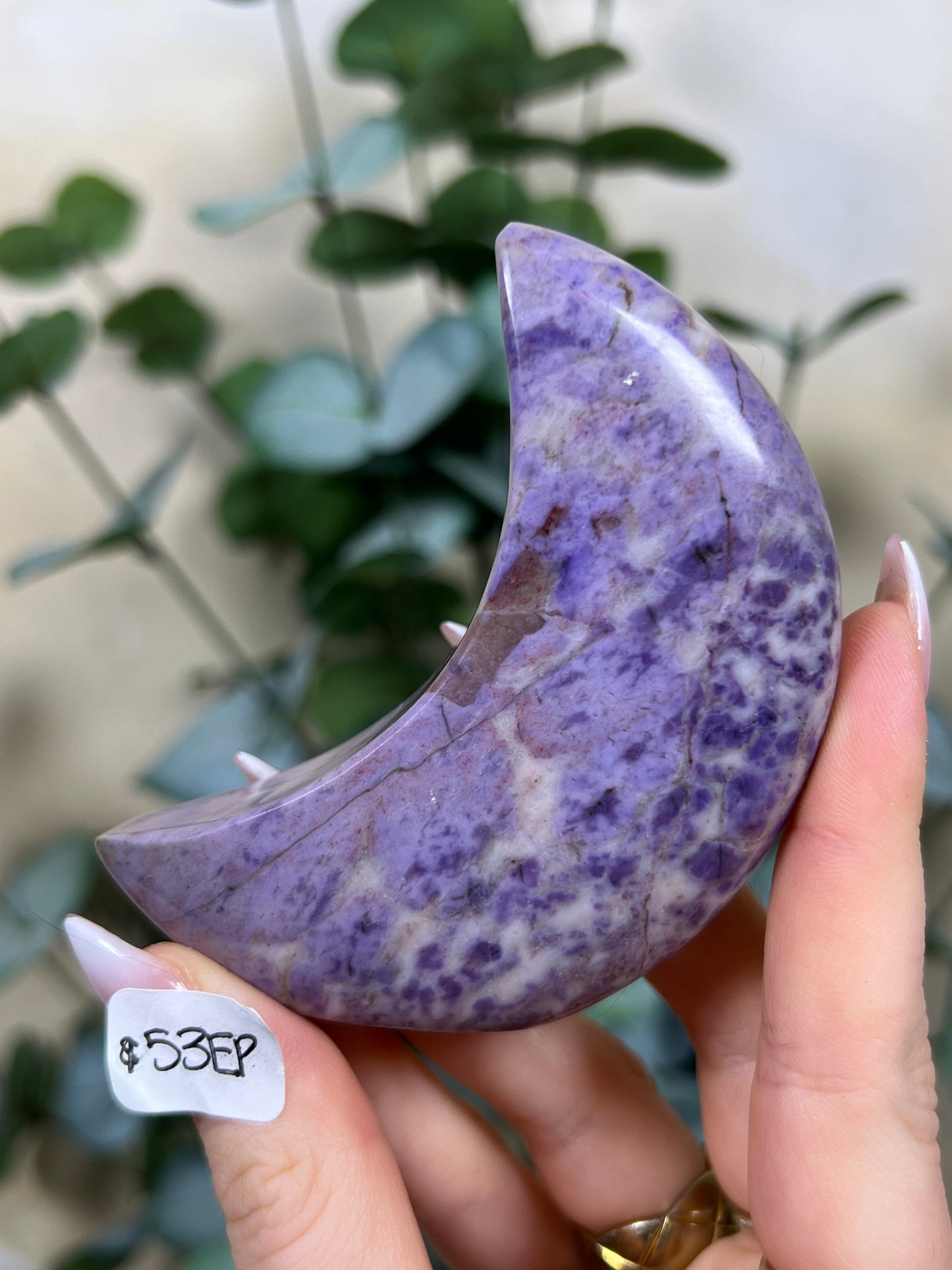 Lavender Jade Standing Moons (53EP, 53EQ)