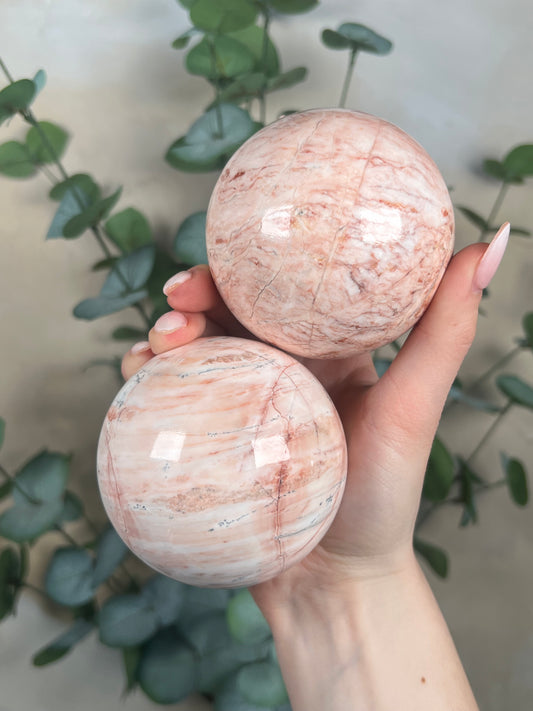 Pink Marble Spheres (intuitive)