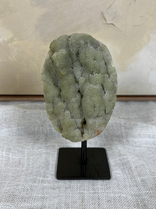 Mint Peach Amethyst on Stand (62AA)