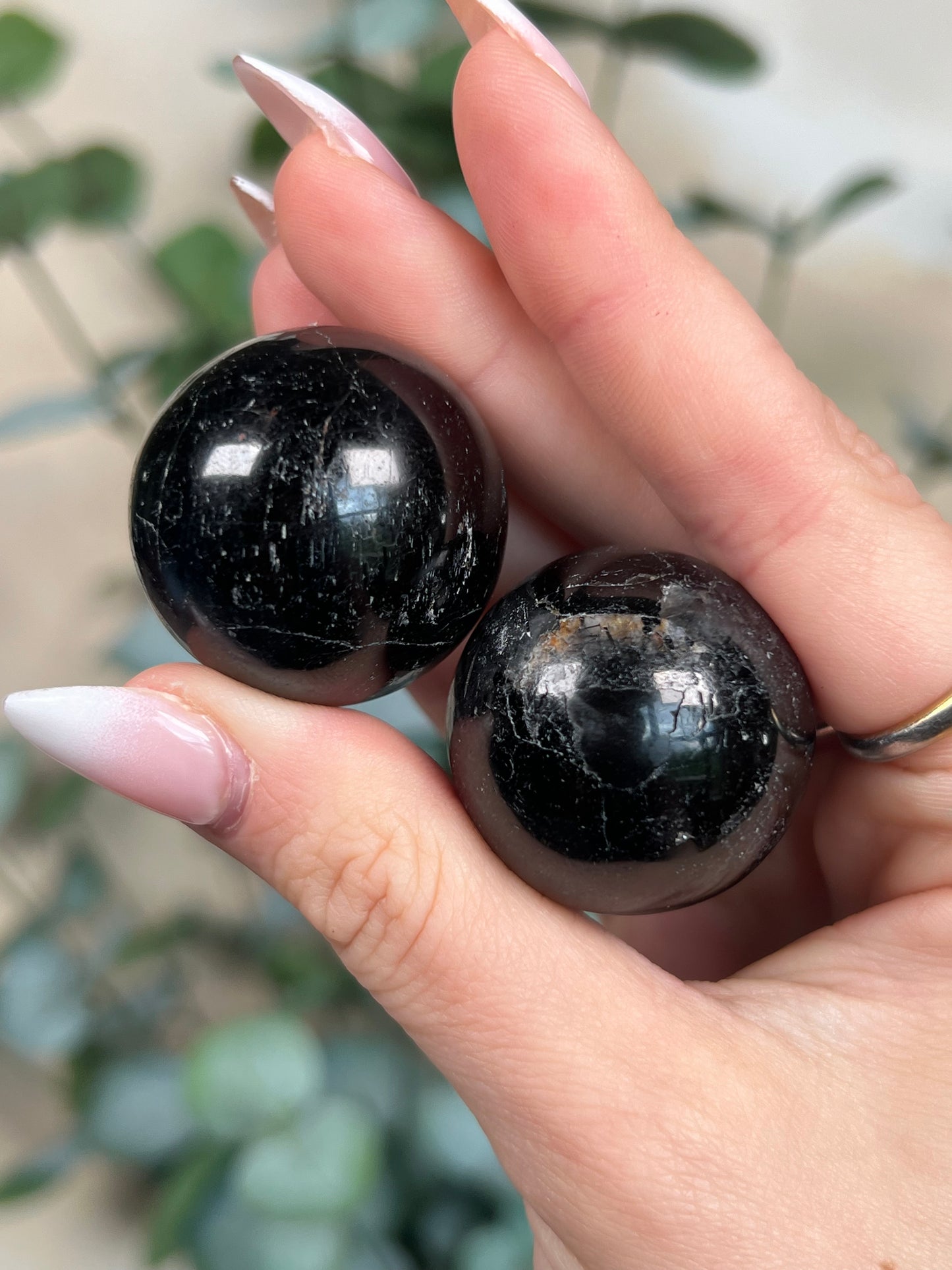 Black Tourmaline Mini Sphere