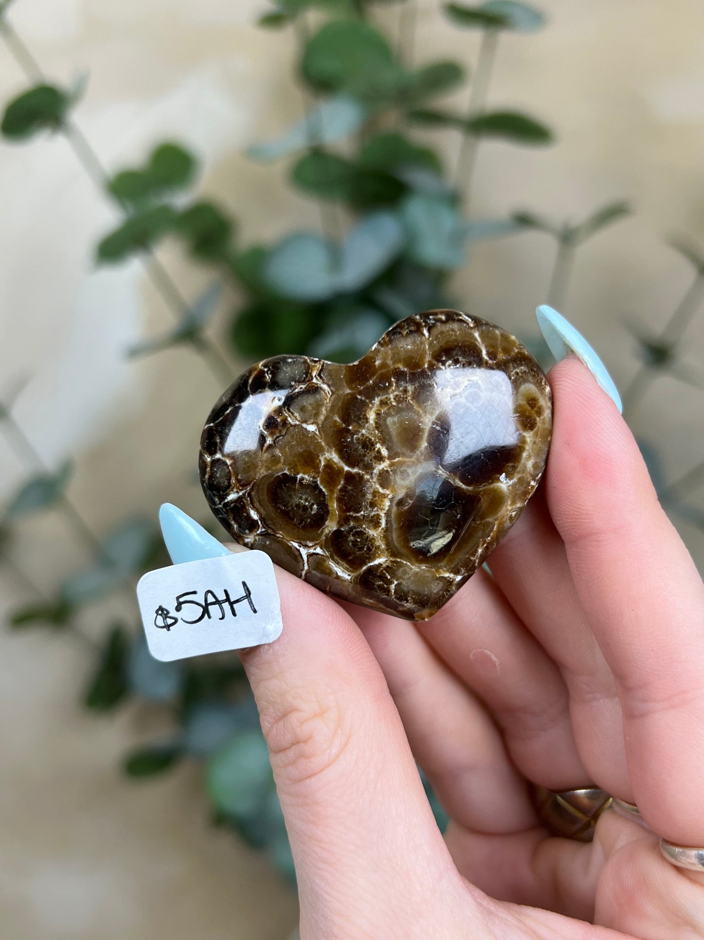 Chocolate Calcite Hearts (5 options)