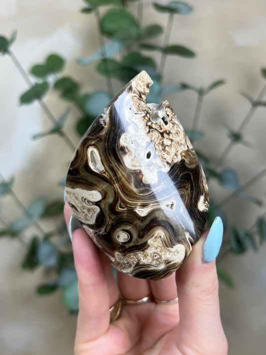 Chocolate Calcite Flame (25AF)