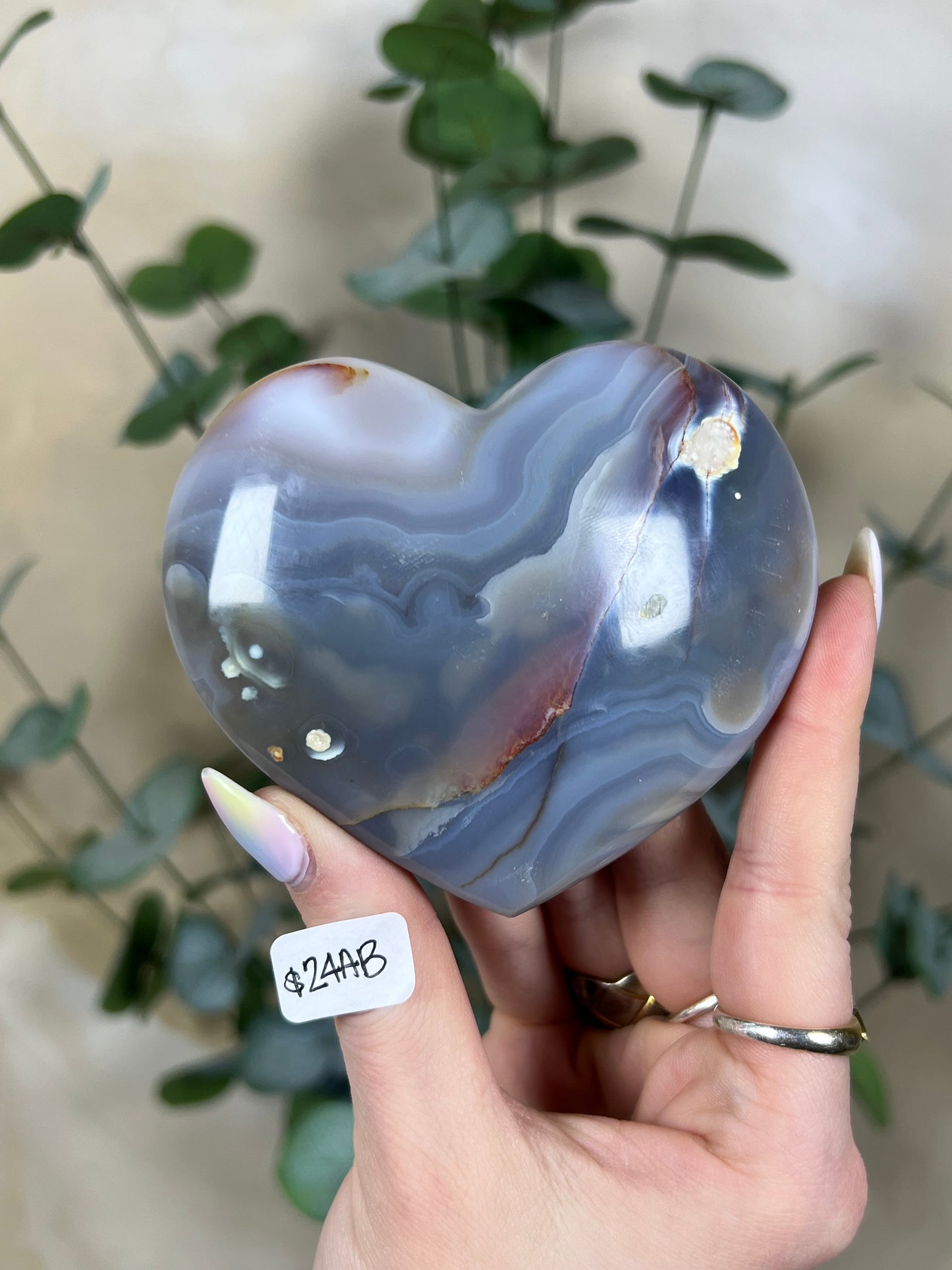Agate Hearts (9AG, 24AB)