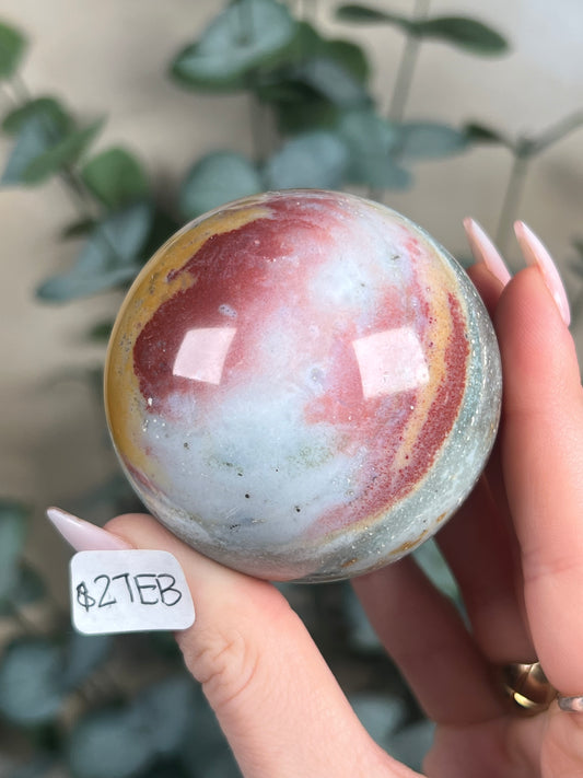 Sea Jasper Spheres (27-30, 3 options)