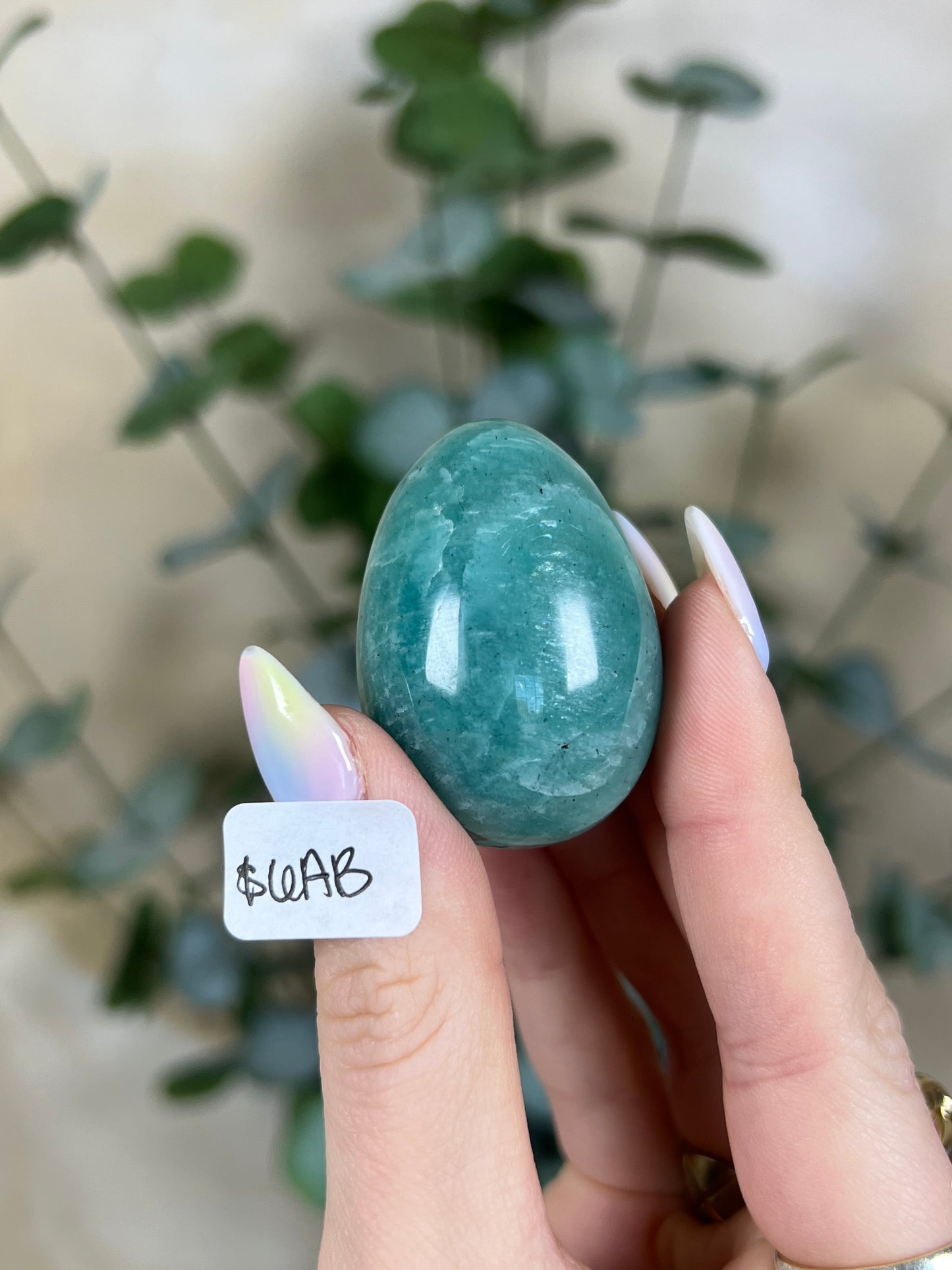 Amazonite Eggs (6AA-8AC)