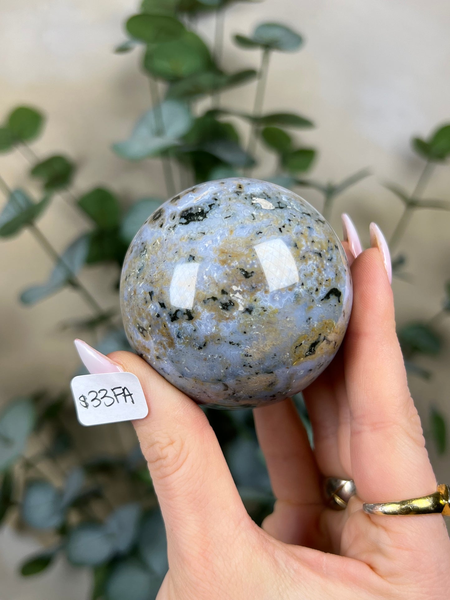 Sea Jasper Spheres (32FM, 33FA)