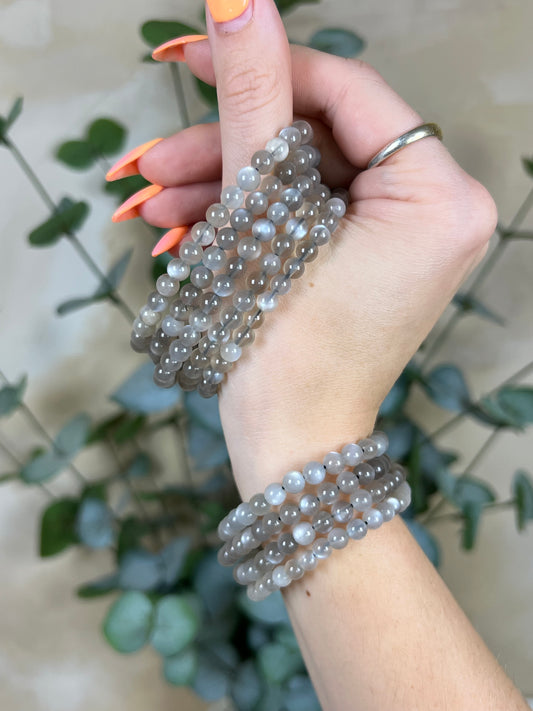 Gray Moonstone Bracelets
