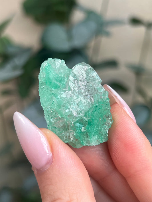 Green Halite with Display Block (34LJ)