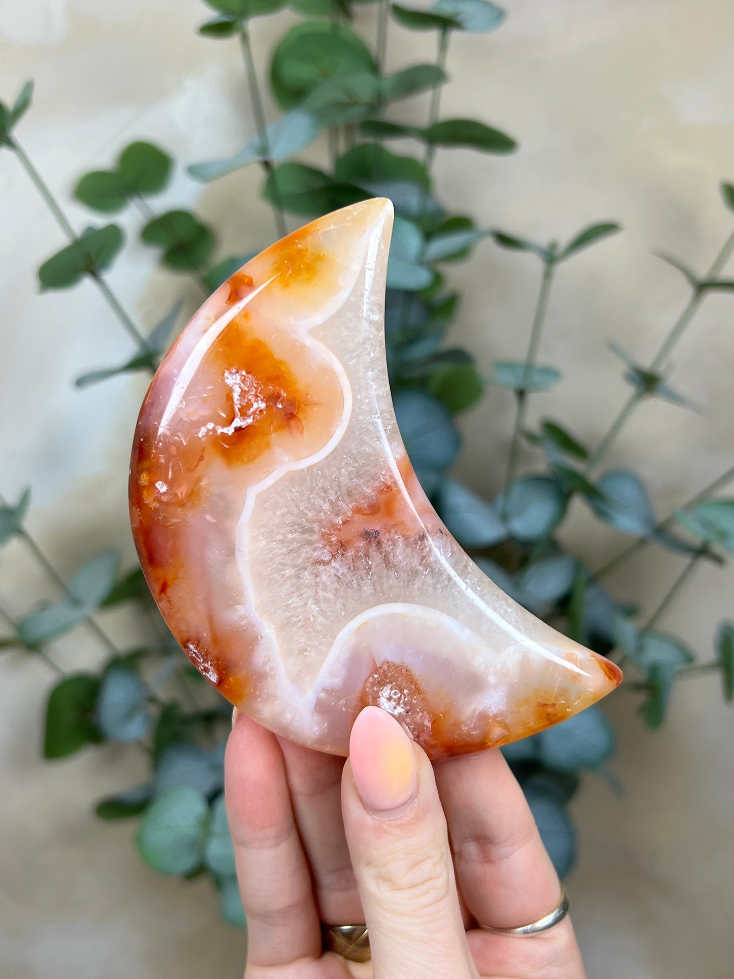 Carnelian Moon, Brazilian (51AB)
