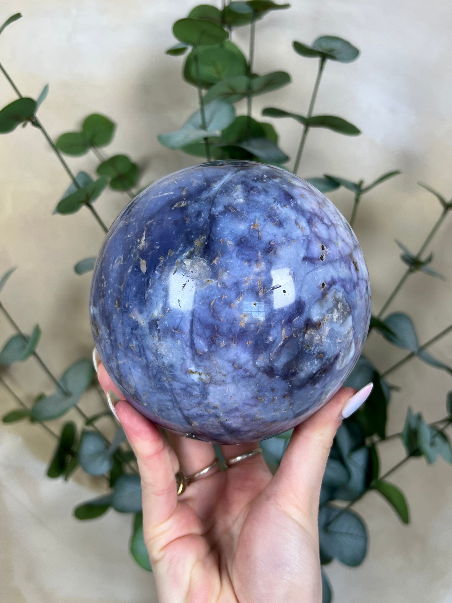 Violet Agate Sphere (204AA)