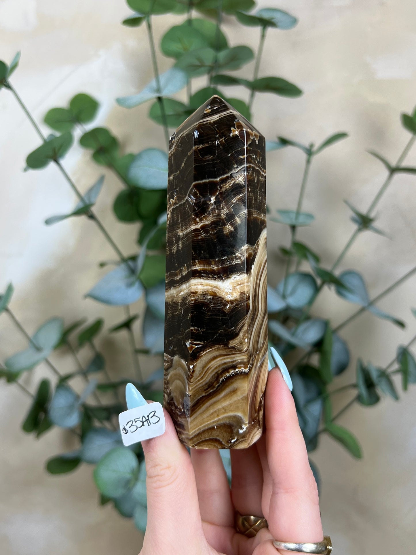 Chocolate Calcite Towers (3 options)