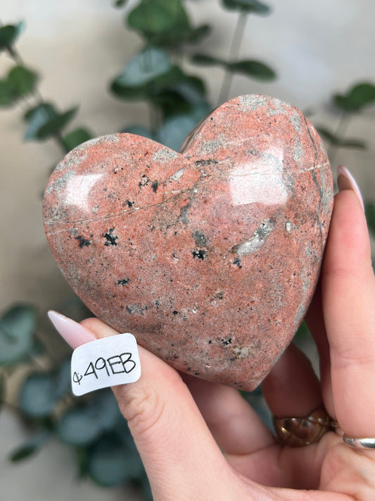 Thulite Hearts, Canadian (large, 4 options)