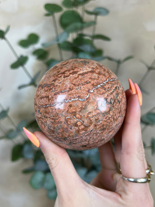 Fire Calcite Sphere (30AI)