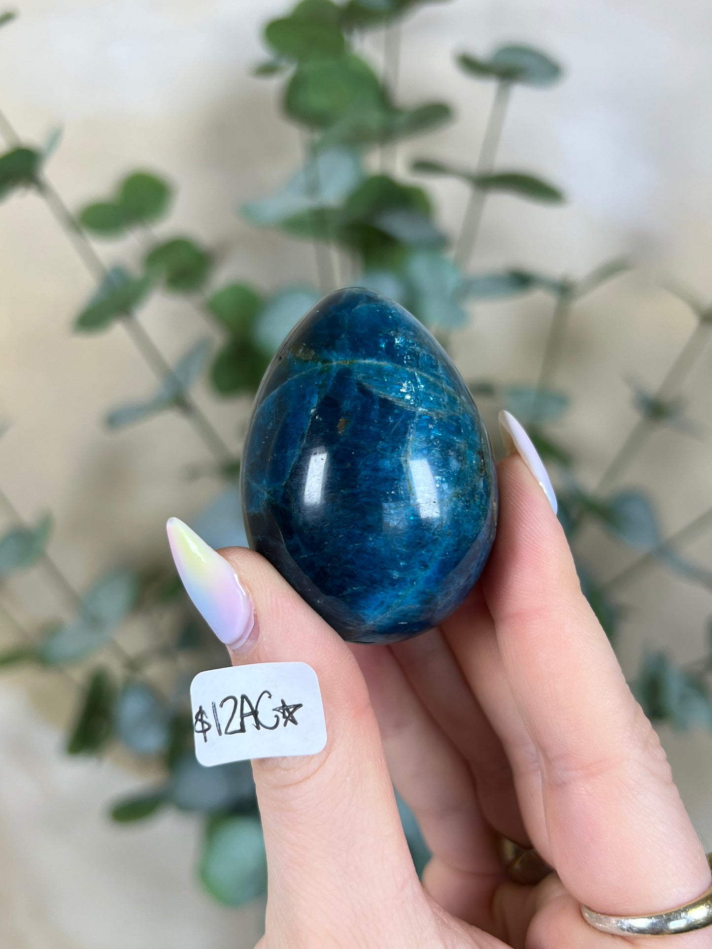 Blue Apatite Eggs (11AB, 12AC)