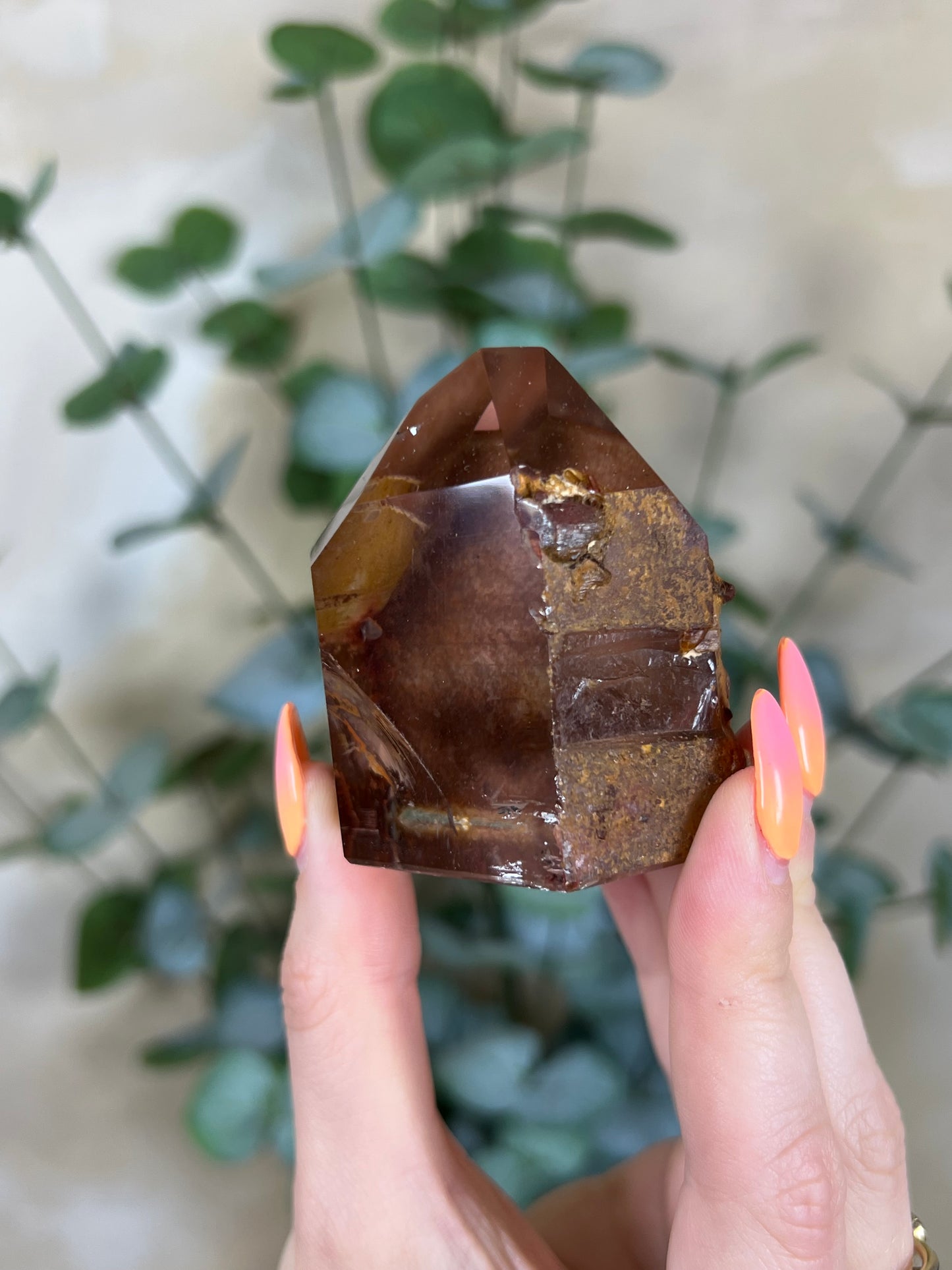 Firey Inclusion Quartz Tower (61AD)