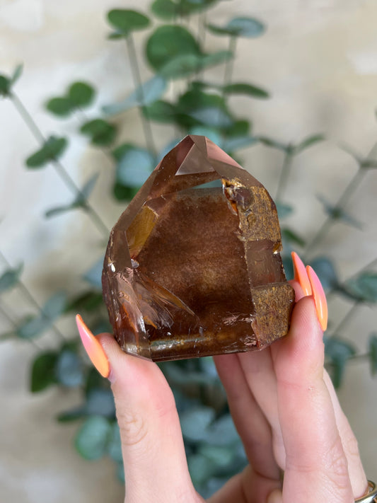 Firey Inclusion Quartz Tower (61AD)