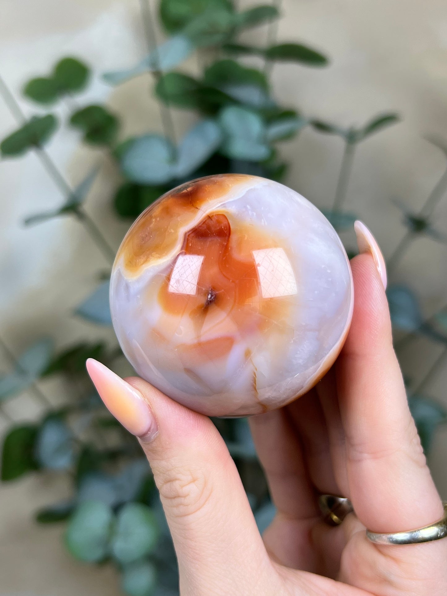 Carnelian Sphere, Brazilian (47AD)
